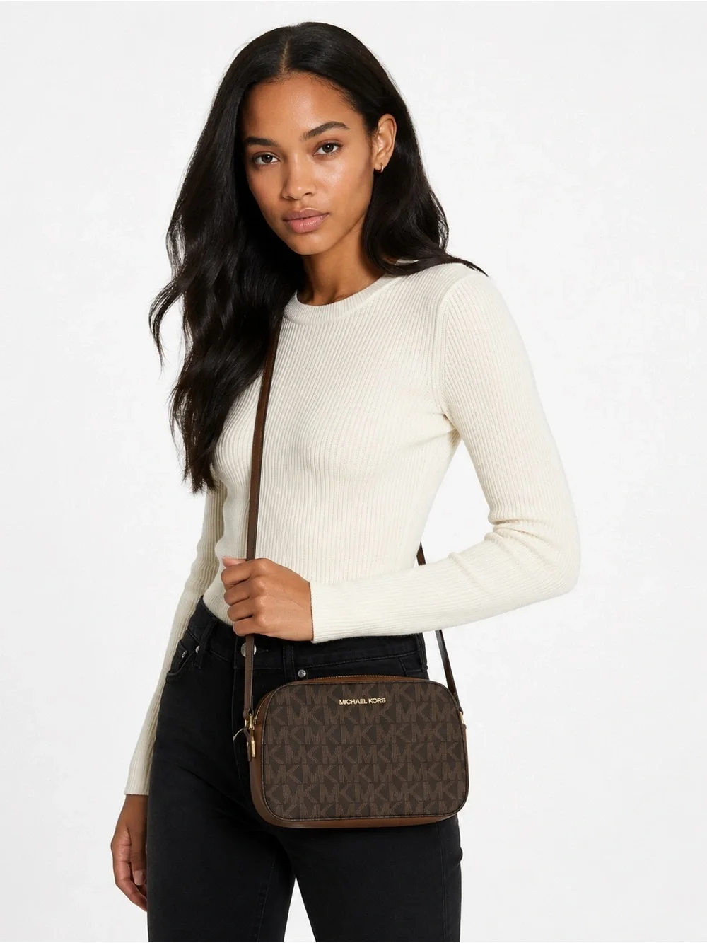 Michael Kors Houston LG Zip Crossbody – NWT